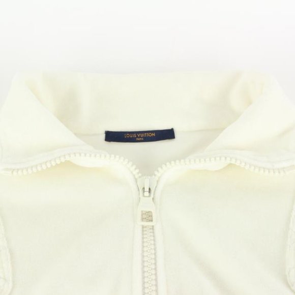 Louis Vuitton Mens Small Plain Rainbow Runway Velour Monogram Zip Sweatshirt - Picture 11 of 12